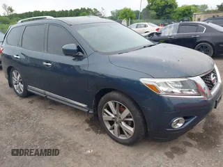 2013 Nissan Pathfinder SV with VIN 5N1AR2MM1DC690487, listed as a IAAI auction lot 42611901 with 158,362 mi miles and . Bid and sale history available at DreamBid. Image 1.