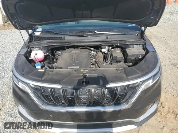 2024 Kia Carnival EX with VIN KNDNC5H36R6350932, listed as a Copart auction lot 78031844 with 10,951 mi miles and Salvage Title. Bid and sale history available at carsss.com. Image 12.