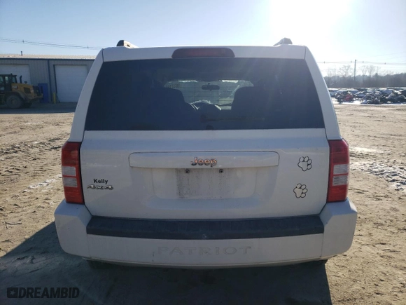 2010 Jeep Patriot Sport with VIN 1J4NF2GBXAD507547, listed as a Copart auction lot 86371804 with 110,069 mi miles and Non Repairable. Bid and sale history available at carsss.com. Image 6.