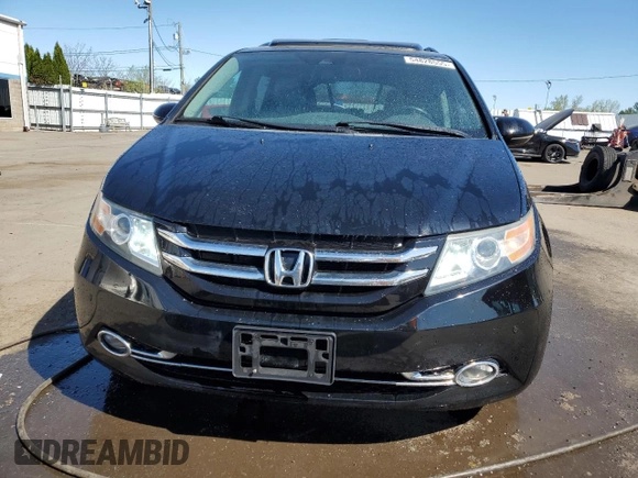 2014 Honda Odyssey Touring with VIN 5FNRL5H99EB088859, listed as a Copart auction lot 54828555 with 147,147 mi miles and Salvage Title. Bid and sale history available at DreamBid. Image 5.