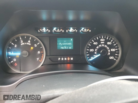 2020 Ford F-150 XL with VIN 1FTEX1CP2LFC79355, listed as a Copart auction lot 86703504 with 70,670 mi miles and Non Repairable. Bid and sale history available at DreamBid. Image 9.