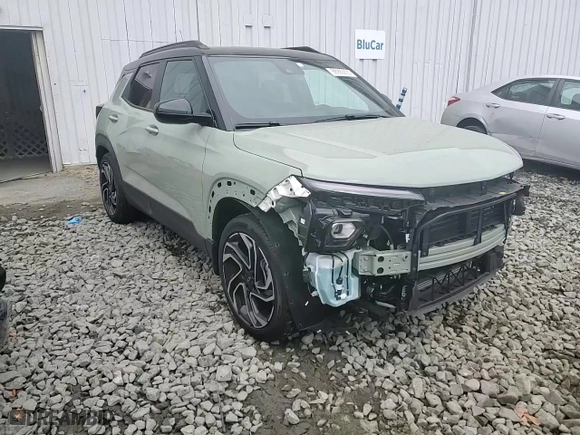 2024 Chevrolet TrailBlazer RS with VIN KL79MTSL6RB179969, listed as a Copart auction lot 88992935 with 5,450 mi miles and Salvage Title. Bid and sale history available at carsss.com. Image 15.