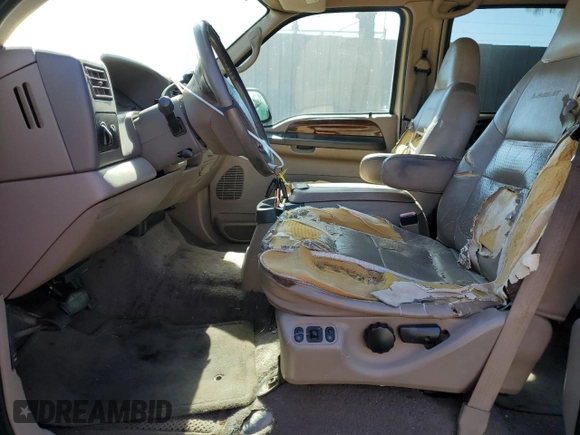 2001 Ford F-350 with VIN 3FTSW30S81MA31568, listed as a Copart auction lot 80055324 with 534,311 mi miles and Clean title. Bid and sale history available at DreamBid. Image 7.