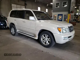 2003 Lexus LX with VIN JTJHT00W833528660, listed as a Copart auction lot 55594575 with 192,206 mi miles and Clean Title. Bid and sale history available at carsss.com. Image 4.