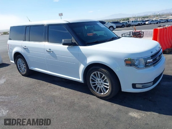 2016 Ford Flex SEL with VIN 2FMHK6C85GBA12635, listed as a IAAI auction lot 40715147 with 104,573 mi miles. Bid and sale history available at carsss.com. Image 1.