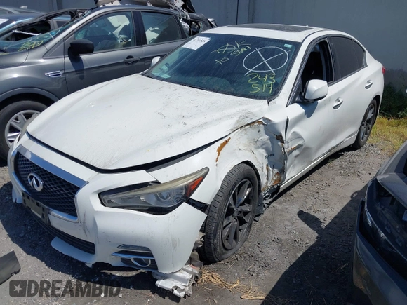 2017 Infiniti Q50 Signature Edition with VIN JN1EV7AP6HM743944, listed as a IAAI auction lot 41701528 with 73,747 mi miles and . Bid and sale history available at DreamBid. Image 20.