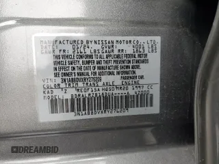2024 Nissan Sentra SR with VIN 3N1AB8DVXRY276209, listed as a Copart auction lot 52250895 with 25,418 mi miles and Salvage Title. Bid and sale history available at carsss.com. Image 14.