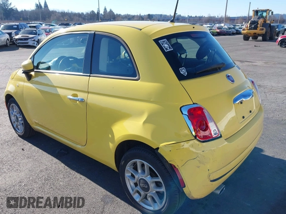 2014 FIAT 500 Pop with VIN 3C3CFFAR2ET205524, listed as a IAAI auction lot 41429598 with 61,965 mi miles. Bid and sale history available at carsss.com. Image 6.