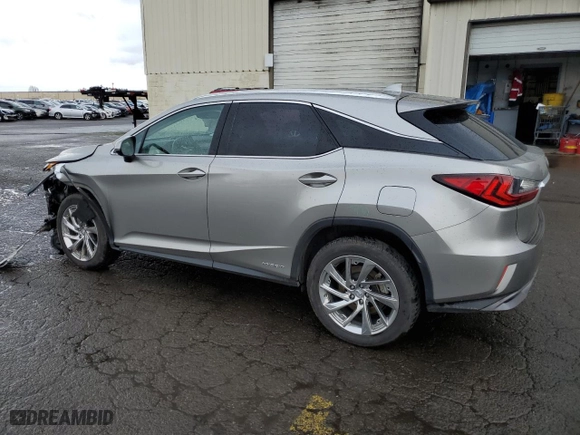 2019 Lexus RX with VIN 2T2BGMCA0KC034573, listed as a Copart auction lot 43520385 with 52,412 mi miles and Salvage Title. Bid and sale history available at carsss.com. Image 2.