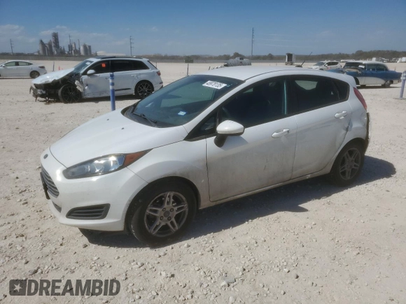 2019 Ford Fiesta SE with VIN 3FADP4EJ2KM121270, listed as a Copart auction lot 48978135 with 187,437 mi miles and Salvage Title. Bid and sale history available at DreamBid. Image 1.