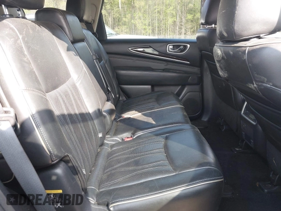 2017 Infiniti QX60 with VIN 5N1DL0MM3HC504232, listed as a IAAI auction lot 41940671 with 156,488 mi miles and . Bid and sale history available at DreamBid. Image 8.