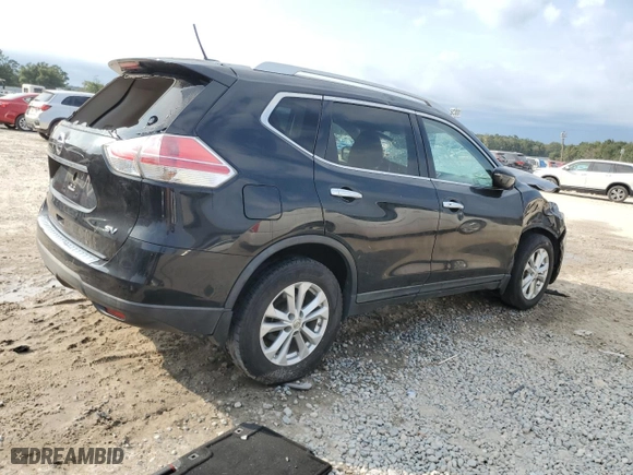 2016 Nissan Rogue SV with VIN KNMAT2MT9GP627583, listed as a Copart auction lot 75944654 with 236867 miles and Salvage Title. Bid and sale history available at carsss.com. Image 3.