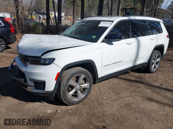 2021 Jeep Grand Cherokee Limited z VIN 1C4RJJBG6M8193198, wystawiony jako IAAI lot #41460646 z przebiegiem 39 557 mil mil oraz . Historia ofert i sprzedaży dostępna na DreamBid. Obrazek 17.
