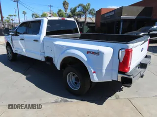 2024 Ford F-350 XL with VIN 1FT8W3DT5REC30446, listed as a Copart auction lot 47858355 with 23,261 mi miles and Salvage Title. Bid and sale history available at DreamBid. Image 4.