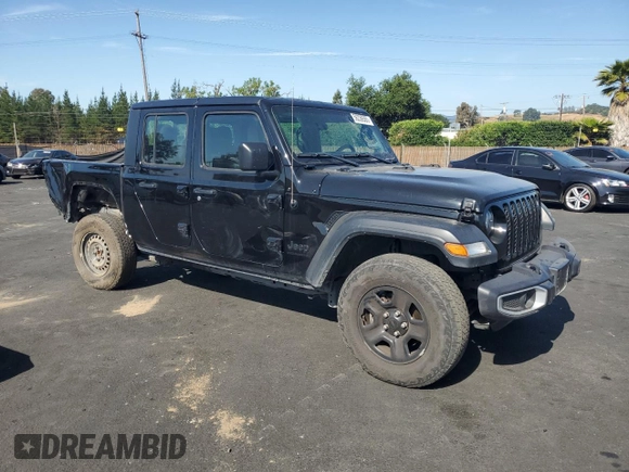 2023 Jeep Gladiator Sport z VIN 1C6HJTAG3PL530833, wystawiony jako Copart lot #56236565 z przebiegiem 15 967 mil mil oraz Szkoda całkowita • Salvage title. Historia ofert i sprzedaży dostępna na DreamBid. Obrazek 4.