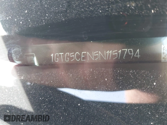 2022 GMC Canyon 2WD Elevation with VIN 1GTG5CEN5N1151794, listed as a IAAI auction lot 41876656 with 57,305 mi miles. Bid and sale history available at carsss.com. Image 18.