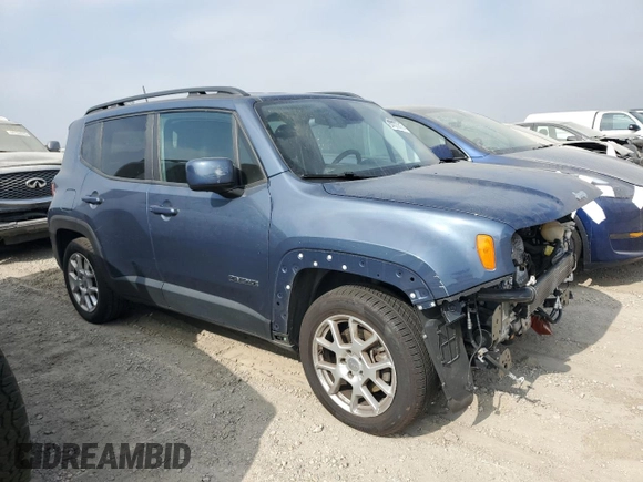 2020 Jeep Renegade Latitude with VIN ZACNJABB5LPL90354, listed as a Copart auction lot 64023815 with 54,121 mi miles and Salvage title. Bid and sale history available at DreamBid. Image 4.