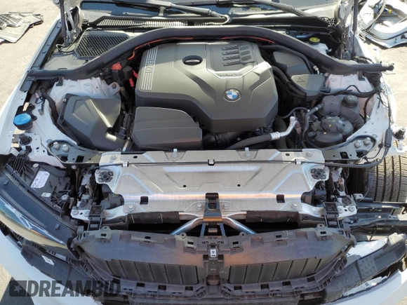 2023 BMW 3 Series 330i z VIN 3MW69FF02P8D08357, wystawiony jako Copart lot #57848895 z przebiegiem 9 923 mil mil oraz Szkoda całkowita • Salvage title. Historia ofert i sprzedaży dostępna na DreamBid. Obrazek 11.