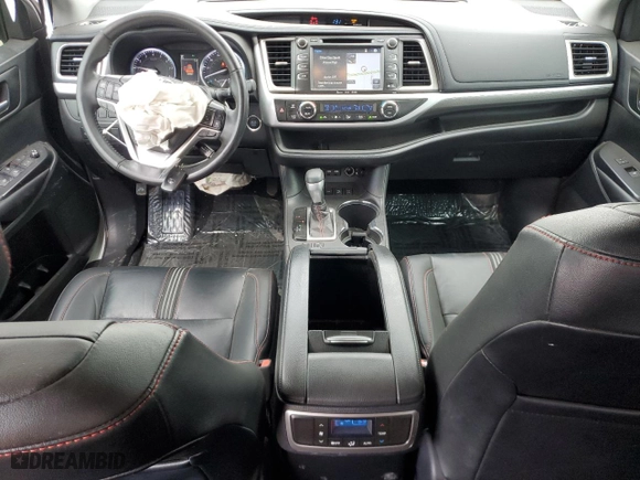 2019 Toyota Highlander SE with VIN 5TDJZRFH7KS613583, listed as a Copart auction lot 47054825 with 78,657 mi miles and Salvage Title. Bid and sale history available at carsss.com. Image 8.
