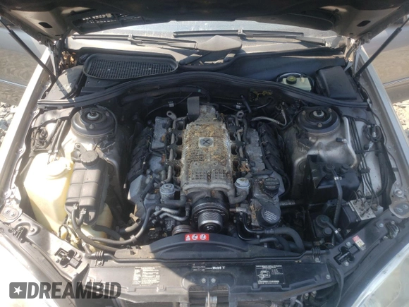 2005 Mercedes-Benz S 55 AMG with VIN WDBNG74J15A454738, listed as a Copart auction lot 64935874 with Not Provided miles and Salvage Title. Bid and sale history available at DreamBid. Image 11.