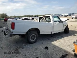1996 Ford F-150 Special with VIN 1FTEF15Y8TLA13025, listed as a Copart auction lot 45472045 with 0 mi miles and Salvage Title. Bid and sale history available at carsss.com. Image 3.