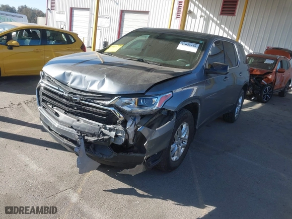 2021 Chevrolet Traverse LS with VIN 1GNERFKW0MJ198778, listed as a IAAI auction lot 41022540 with 47,407 mi miles. Bid and sale history available at carsss.com. Image 17.