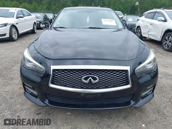 2017 Infiniti Q50 Premium with VIN JN1EV7ARXHM835950, listed as a IAAI auction lot 42456657 with 128,692 mi miles and . Bid and sale history available at DreamBid. Image 12.
