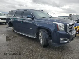 2017 GMC Yukon SLT with VIN 1GKS1BKC5HR295827, listed as a Copart auction lot 48189565 with 106,867 mi miles and Salvage Title. Bid and sale history available at carsss.com. Image 4.