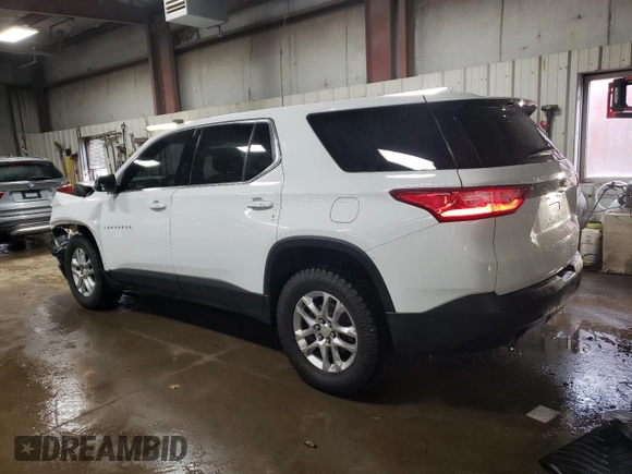 2021 Chevrolet Traverse LS with VIN 1GNERFKW5MJ208172, listed as a Copart auction lot 52043415 with 75,614 mi miles and Salvage title. Bid and sale history available at DreamBid. Image 2.