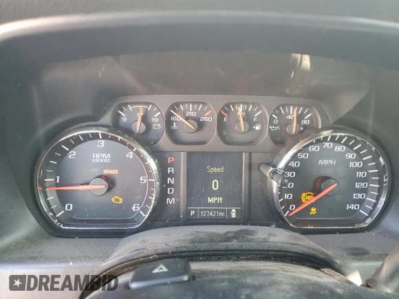 2014 Chevrolet Silverado 1500 Work Truck with VIN 1GCVKPEH3EZ325431, listed as a Copart auction lot 45658745 with 127,421 mi miles and Salvage Title. Bid and sale history available at DreamBid. Image 9.