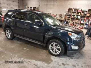 2016 Chevrolet Equinox LT z VIN 2GNFLFEKXG6273907, wystawiony jako IAAI lot #41186826 z przebiegiem 94 840 mil mil oraz . Historia ofert i sprzedaży dostępna na DreamBid. Obrazek 1.