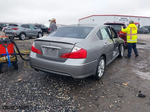 2008 Infiniti M35 with VIN JNKAY01F98M652053, listed as a IAAI auction lot 41466127 with 173,550 mi miles. Bid and sale history available at carsss.com. Image 4.