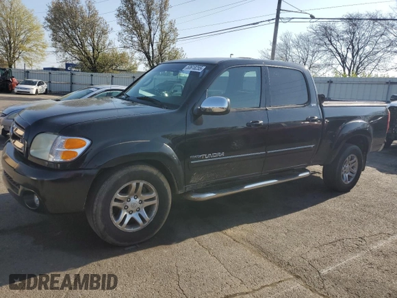 2004 Toyota Tundra SR5 with VIN 5TBDT44134S457223, listed as a Copart auction lot 53618255 with 77,696 mi miles and Salvage Title. Bid and sale history available at DreamBid. Image 1.
