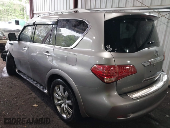 2012 Infiniti QX56 7-passenger z VIN JN8AZ2NE4C9020217, wystawiony jako IAAI lot #42096642 z przebiegiem 155 992 mil mil oraz . Historia ofert i sprzedaży dostępna na DreamBid. Obrazek 3.