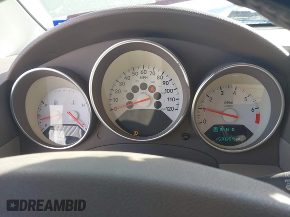 2008 Dodge Caliber SXT with VIN 1B3HB48B68D571783, listed as a IAAI auction lot 41653896 with 159,659 mi miles. Bid and sale history available at carsss.com. Image 7.