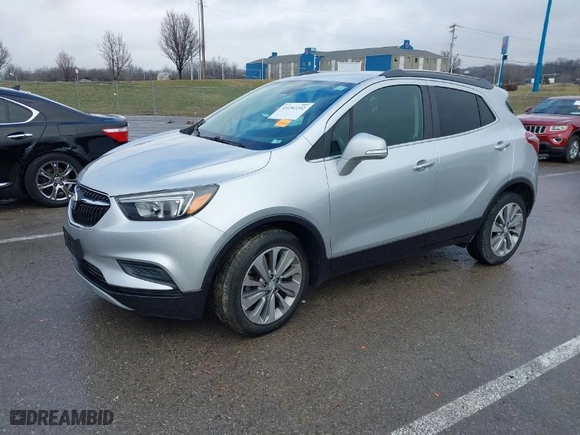 2019 Buick Encore Preferred with VIN KL4CJASB2KB701333, listed as a IAAI auction lot 41192292 with NaN miles. Bid and sale history available at carsss.com. Image 2.