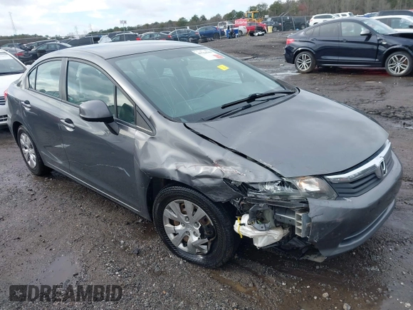 2012 Honda Civic LX с VIN 2HGFB2F56CH306463, выставлен на аукционе IAAI как лот 41764569 с пробегом 134 104 миль миль и . История ставок и продаж доступна на DreamBid. Изображение 1.