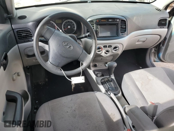 2009 Hyundai Accent Auto GLS with VIN KMHCN46C09U310271, listed as a Copart auction lot 51095345 with 135,800 mi miles and Salvage Title. Bid and sale history available at carsss.com. Image 8.