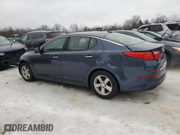2015 Kia Optima LX with VIN 5XXGM4A76FG450748, listed as a Copart auction lot 45195535 with 235,270 mi miles and Salvage Title. Bid and sale history available at carsss.com. Image 2.