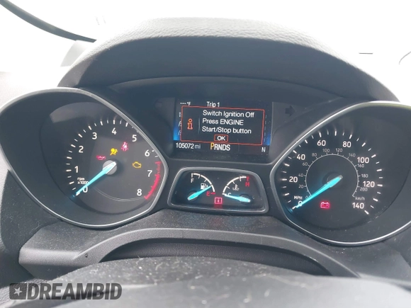 2019 Ford Escape Titanium with VIN 1FMCU9J93KUB84831, listed as a IAAI auction lot 41514146 with 105,072 mi miles. Bid and sale history available at carsss.com. Image 7.