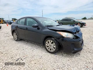 2013 Mazda 3 i Touring with VIN JM1BL1V79D1801389, listed as a Copart auction lot 60032105 with 123,384 mi miles and Salvage title. Bid and sale history available at DreamBid. Image 4.