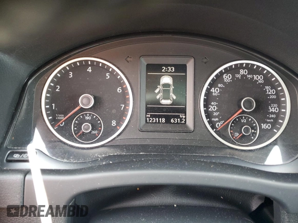 2016 Volkswagen Tiguan S with VIN WVGBV7AXXGW554423, listed as a Copart auction lot 44310835 with 123,118 mi miles and Salvage Title. Bid and sale history available at DreamBid. Image 9.