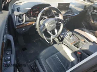 2018 Audi Q5 Premium with VIN WA1ANAFY1J2014241, listed as a Copart auction lot 62495955 with 85,503 mi miles and Salvage title. Bid and sale history available at DreamBid. Image 8.