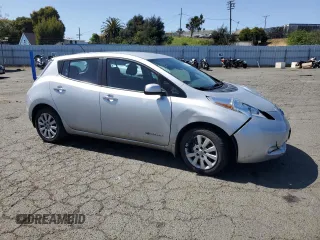 2017 Nissan LEAF SV with VIN 1N4BZ0CP8HC302191, listed as a Copart auction lot 52509755 with 58,852 mi miles and Salvage title. Bid and sale history available at DreamBid. Image 4.