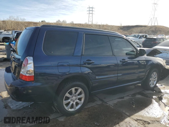2006 Subaru Forester X with VIN JF1SG65656H722603, listed as a Copart auction lot 85505424 with 128,644 mi miles and Salvage Title. Bid and sale history available at DreamBid. Image 3.
