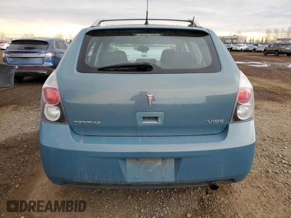 2009 Pontiac Vibe w/1SB with VIN 5Y2SP67009Z434795, listed as a Copart auction lot 79443554 with 127,823 mi miles and Salvage Title. Bid and sale history available at carsss.com. Image 6.