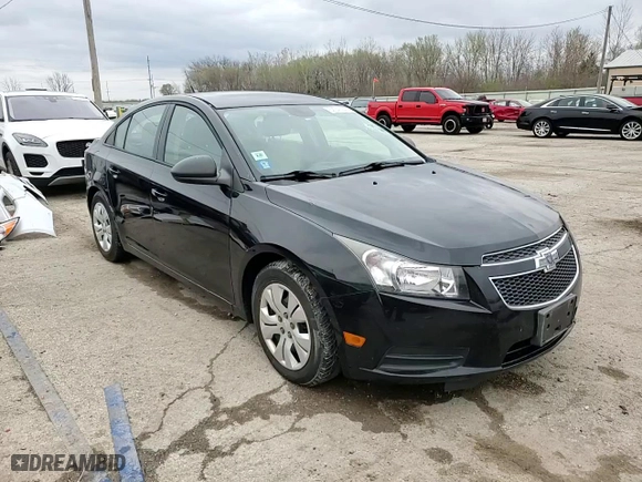 2014 Chevrolet Cruze LS with VIN 1G1PA5SH2E7282757, listed as a Copart auction lot 52043245 with 104,670 mi miles and Salvage Title. Bid and sale history available at carsss.com. Image 13.