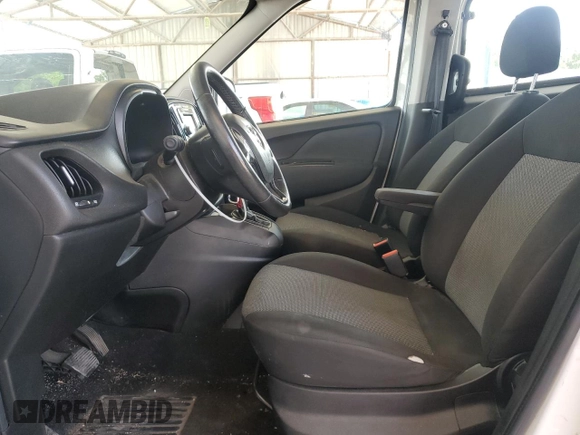 2017 Ram ProMaster City Cargo Tradesman with VIN ZFBERFAB5H6G61892, listed as a Copart auction lot 56341835 with 201,231 mi miles and Salvage title. Bid and sale history available at DreamBid. Image 7.
