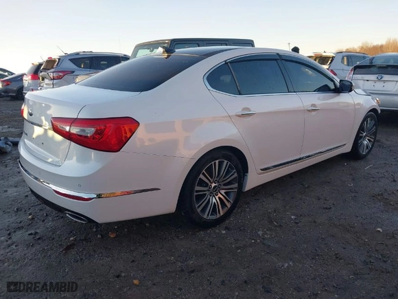2016 Kia Cadenza Premium with VIN KNALN4D75G5207281, listed as a IAAI auction lot 41336339 with NaN miles. Bid and sale history available at carsss.com. Image 4.