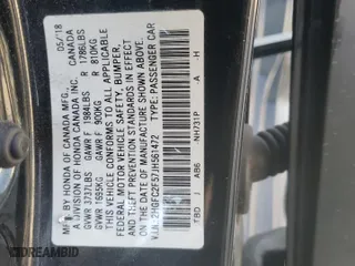 2018 Honda Civic Sedan LX with VIN 2HGFC2F57JH561472, listed as a Copart auction lot 52611235 with 126,350 mi miles and Clean Title. Bid and sale history available at carsss.com. Image 12.